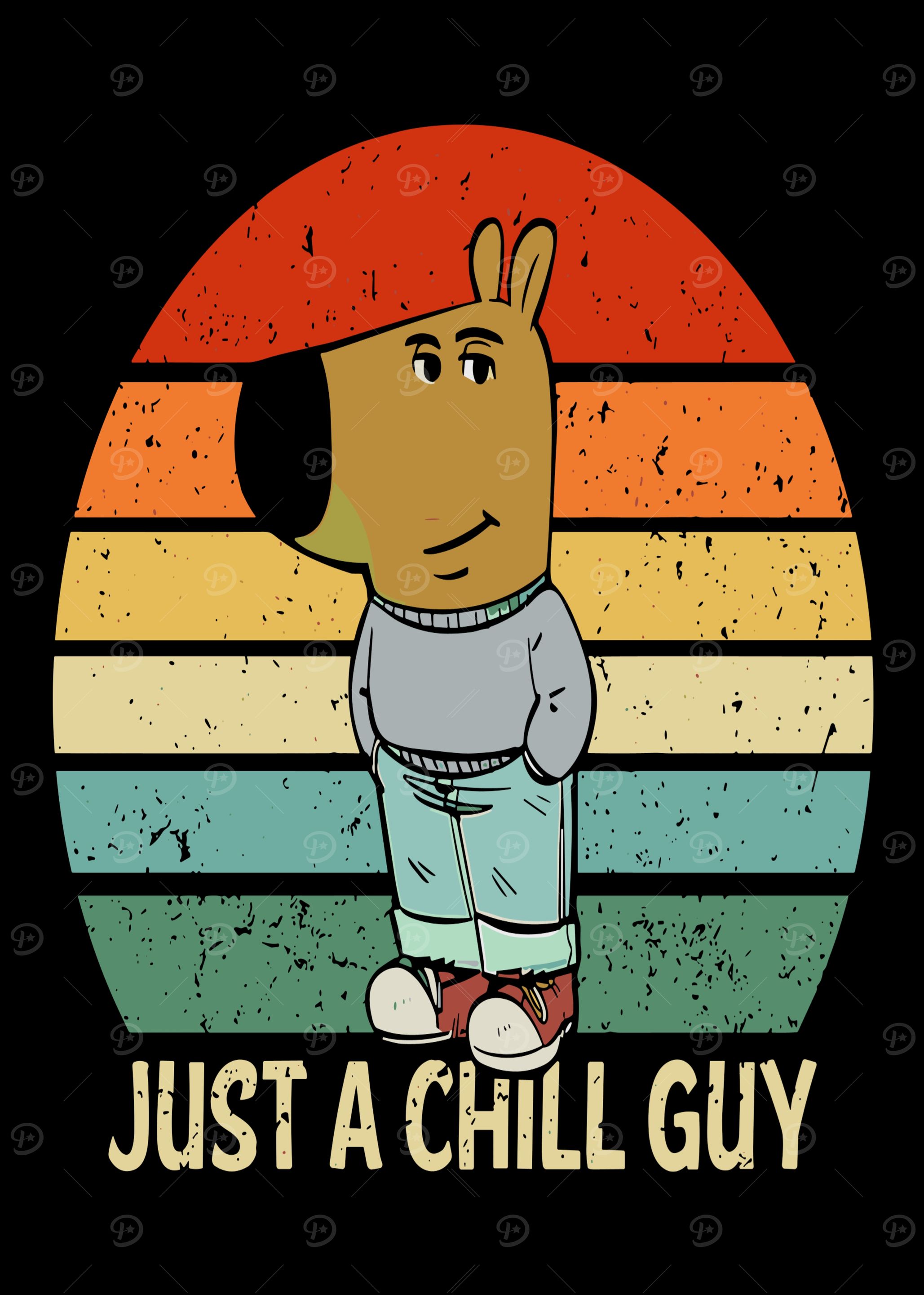 Just a Chill Guy Cartoon
