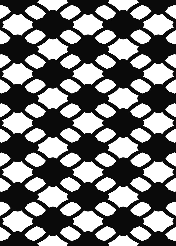 Black and White Geometric Pattern