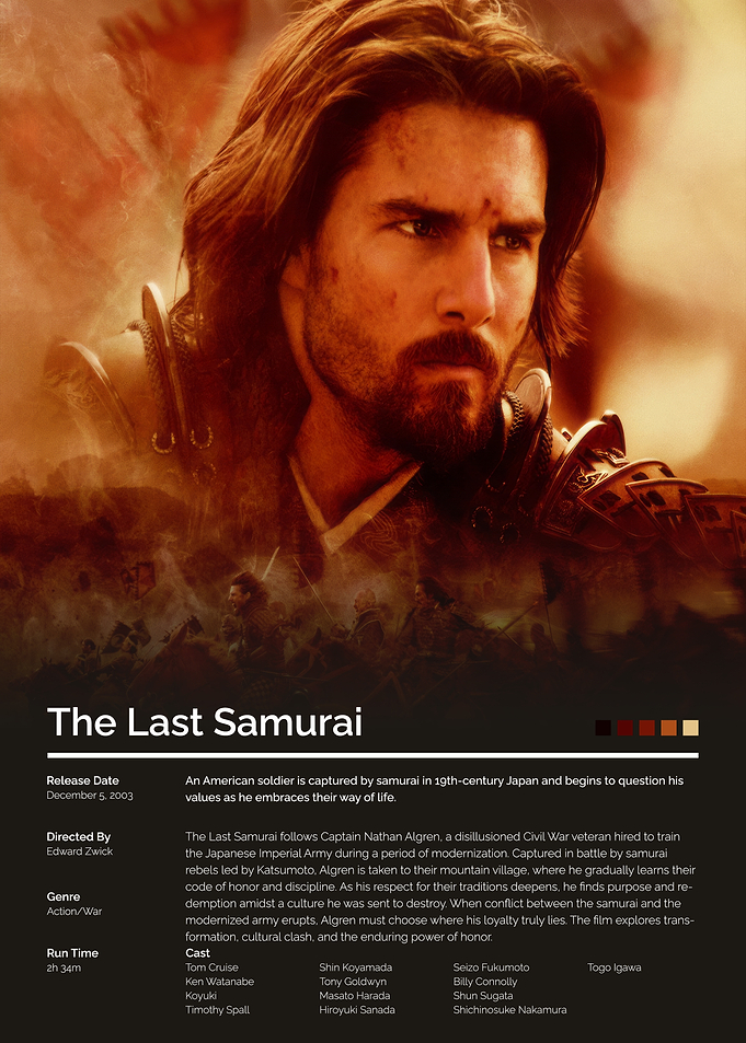 The Last Samurai Movie Poster