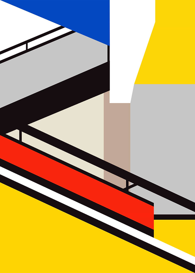 Bauhaus | Stairs Yellow T46L
