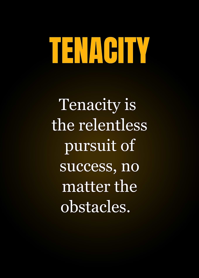 Tenacity Inspirational Definition