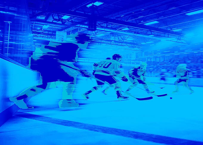 Hockey Players In Action