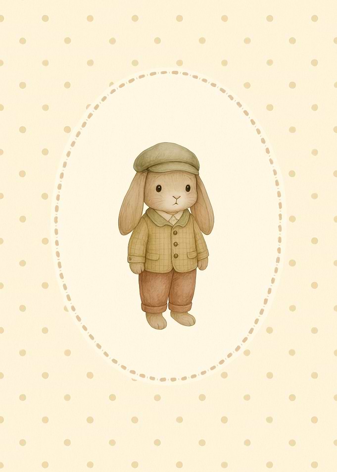 Dapper Bunny Illustration