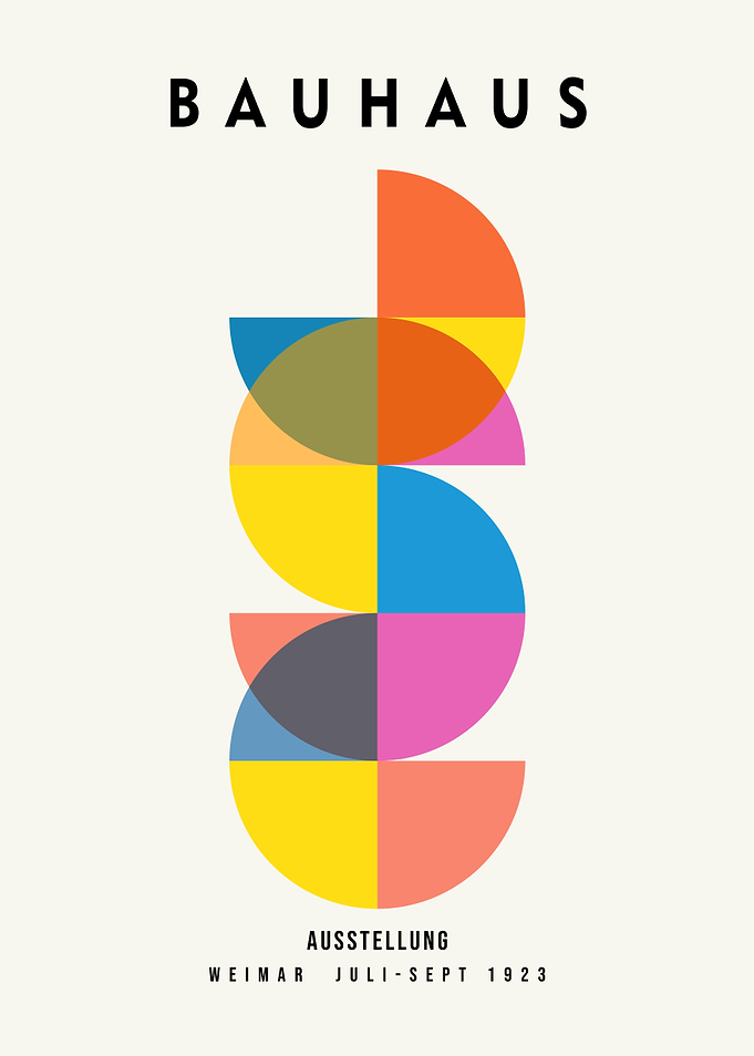Bauhaus | Colorful circles