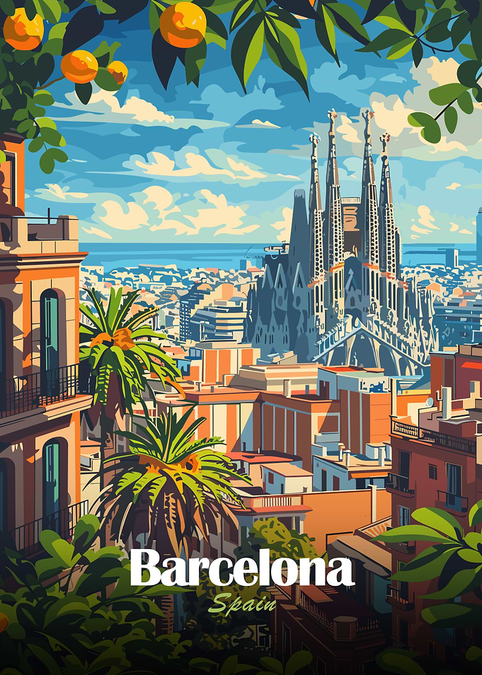Barcelona Spain Cityscape