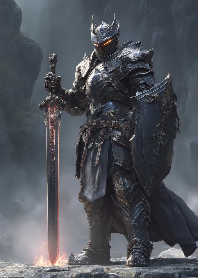 Dark Medieval Knight