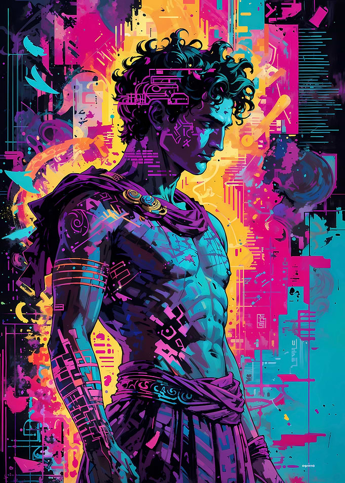 Neon Lyre: Orpheus Reimagined