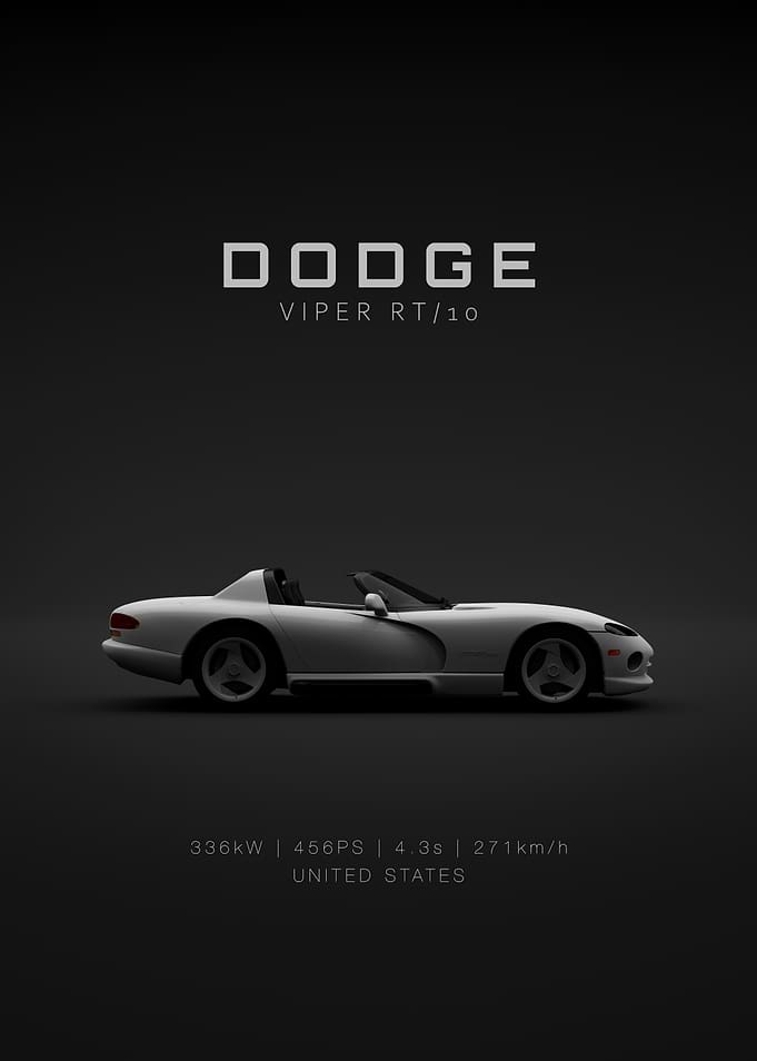 White 2001 Dodge Viper RT-10 Specs