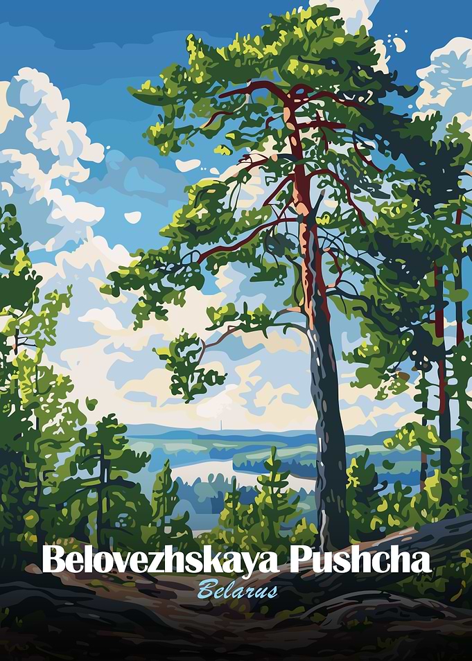 Belovezhskaya Pushcha, Belarus Landscape Art