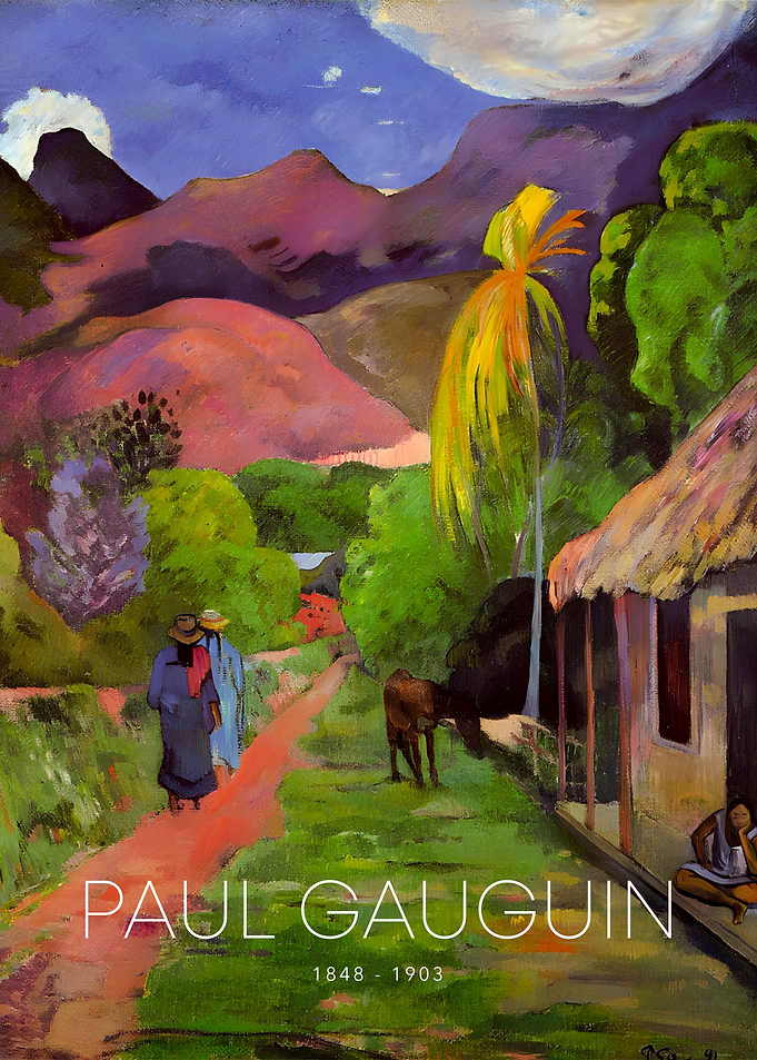 Paul Gauguin Landscape Painting