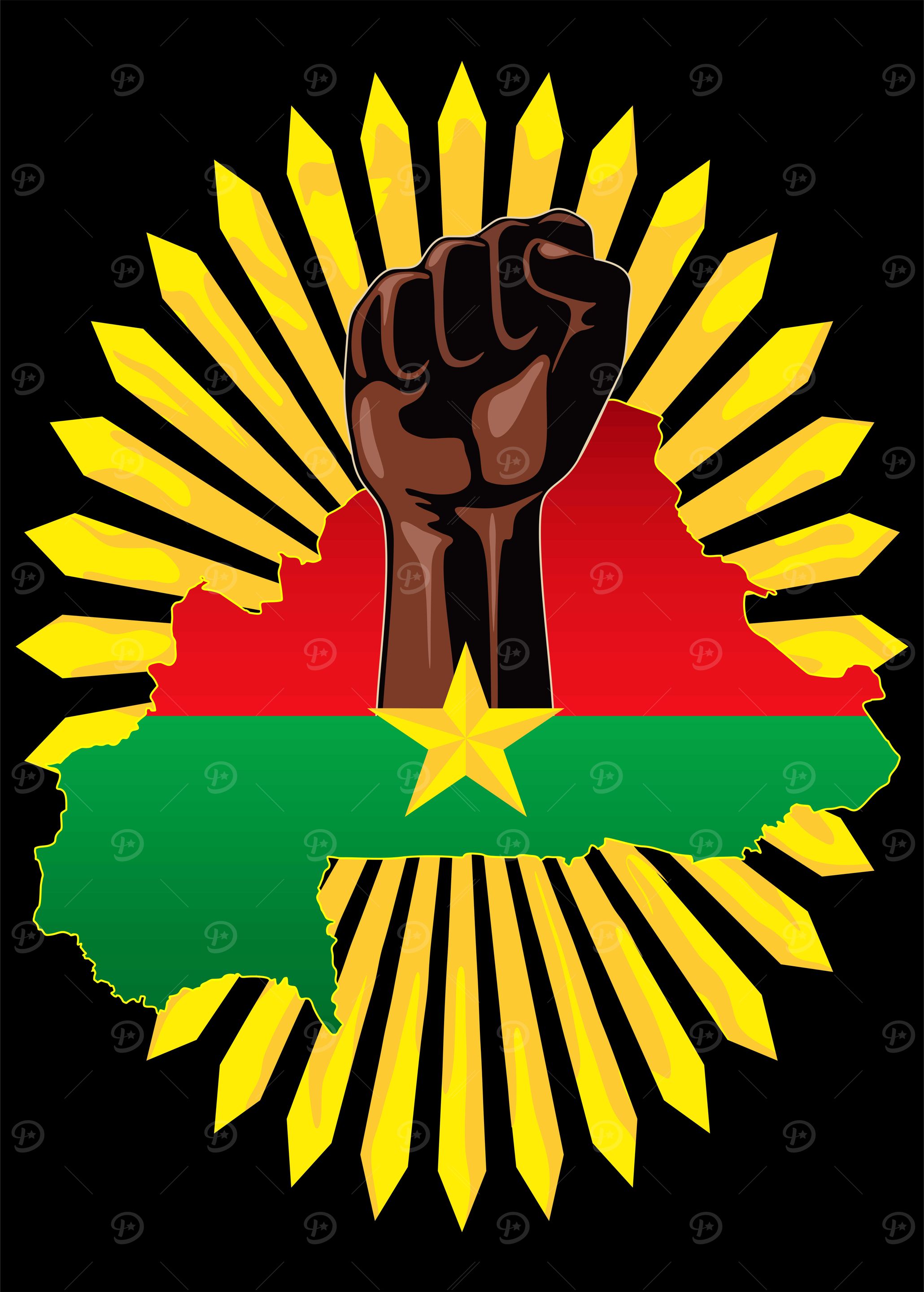 Burkina Faso Fist of Unity