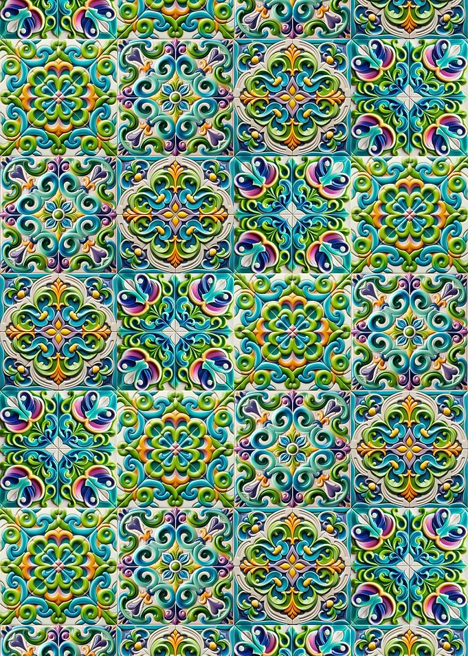 Colorful Decorative Tile Pattern
