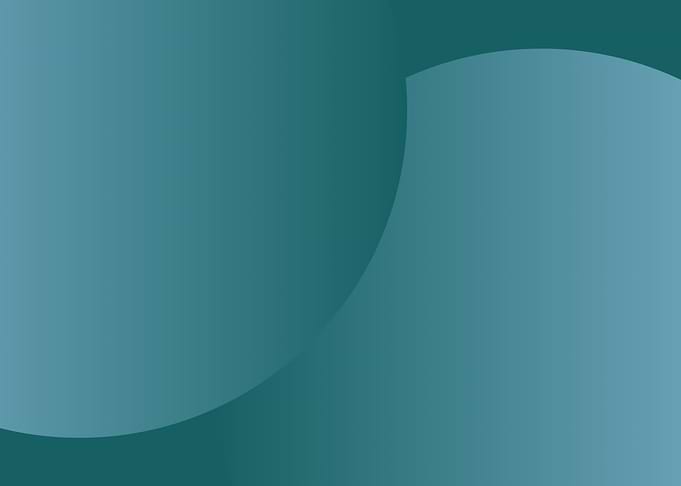 Abstract Teal Gradient with Circular Shapes