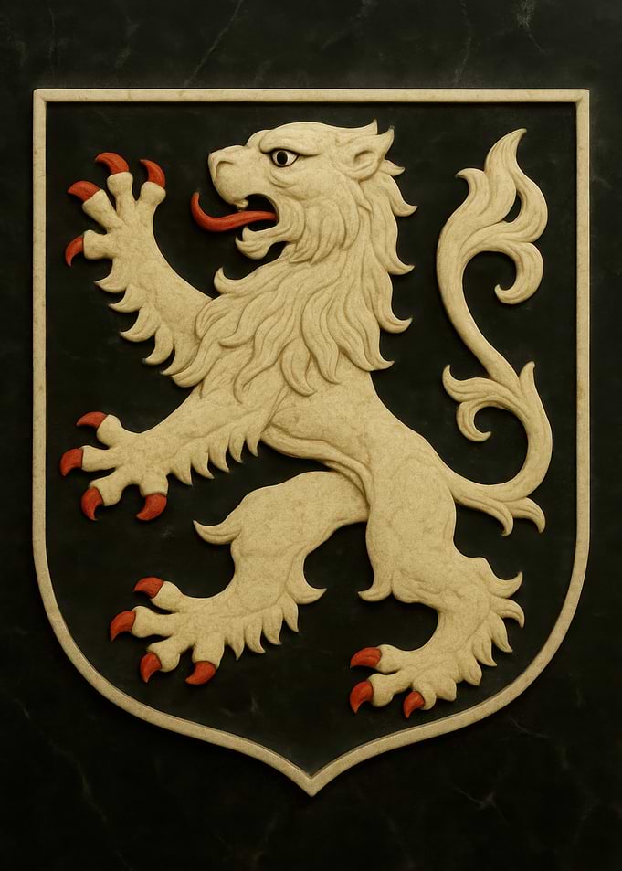 Lion of Brabant - Marble look