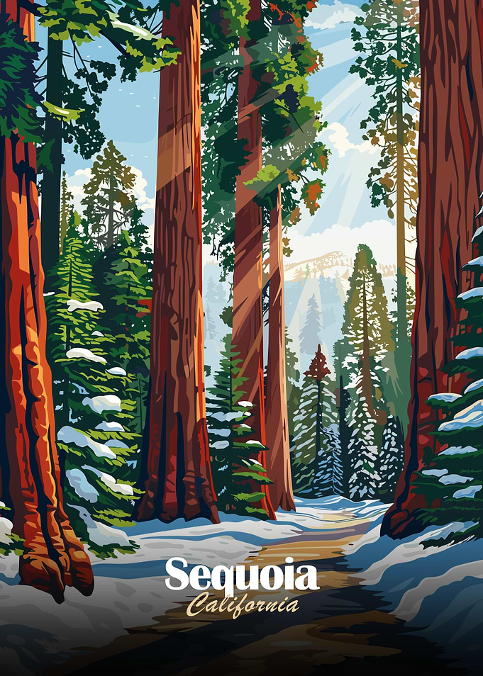Sequoia National Park California Poster