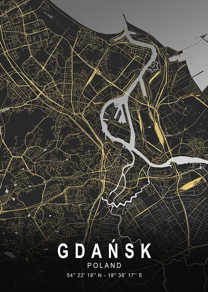 Gdańsk Silver City Map