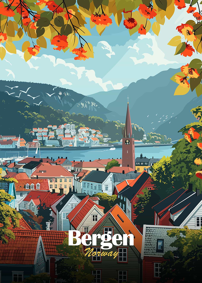 Bergen, Norway Cityscape