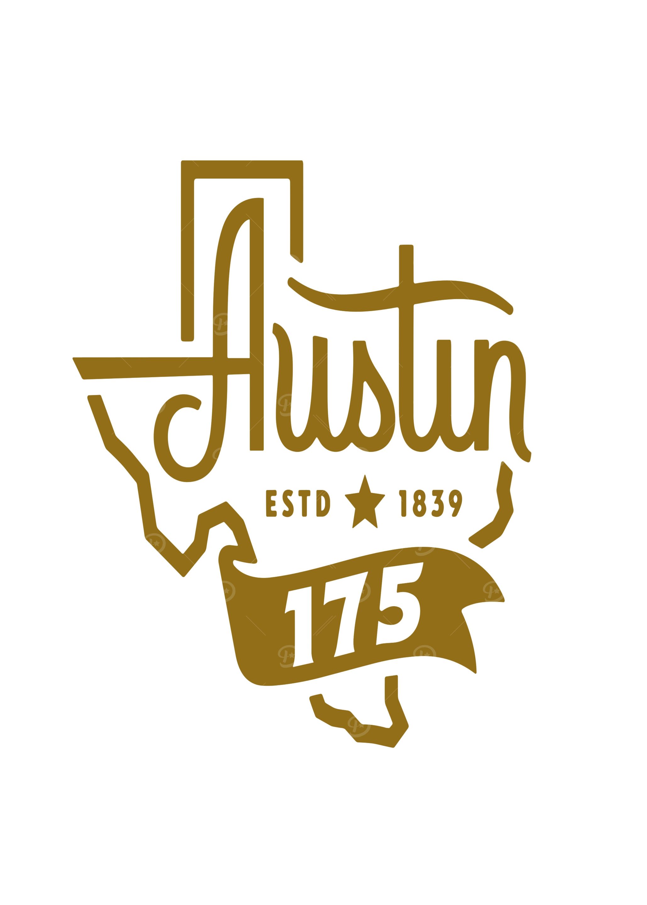 Austin Texas ESTD 1839 Logo