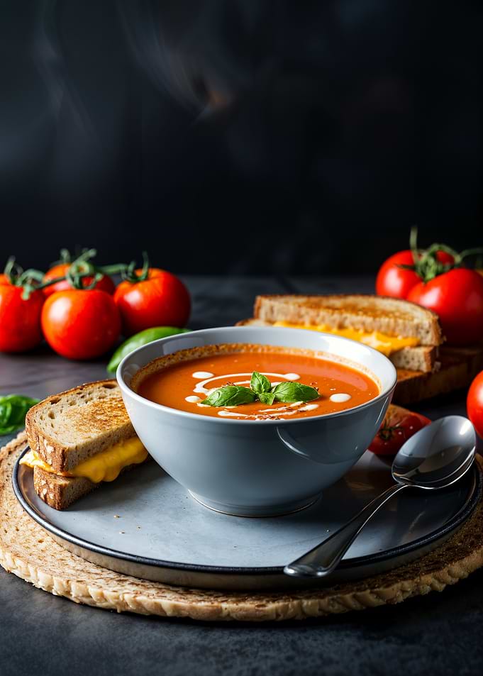 Tomato Soup and Grilled Cheese