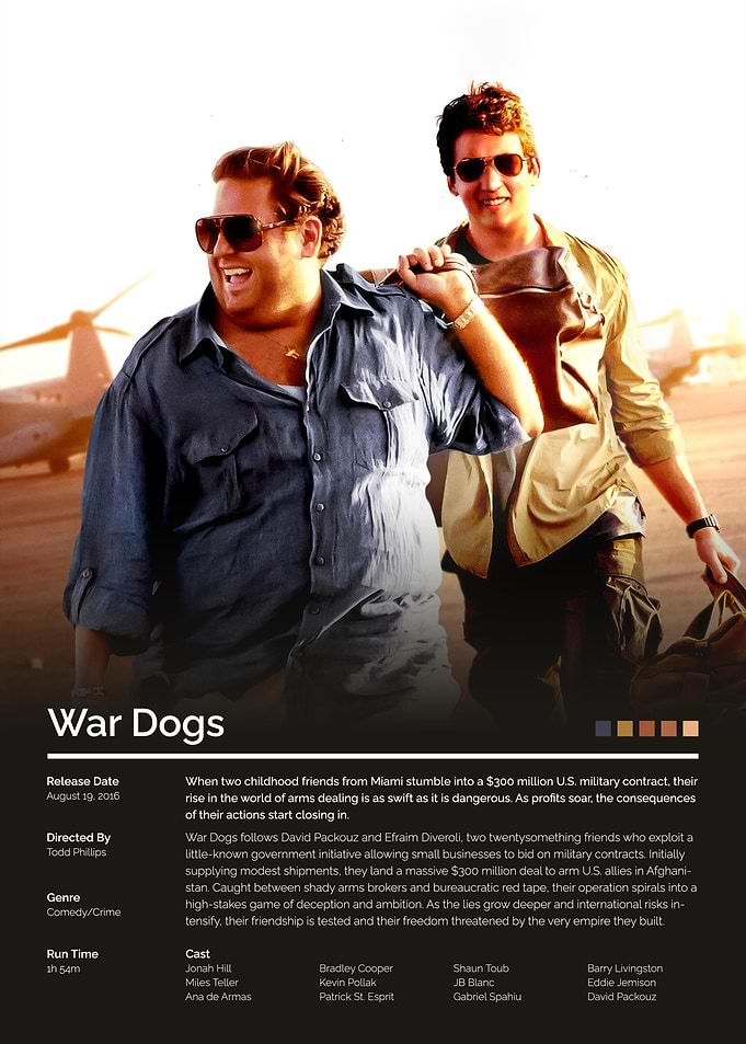 War Dogs Movie Poster