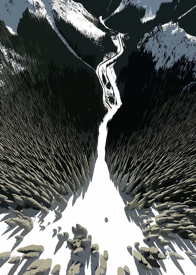 Mountain Pass Landscape