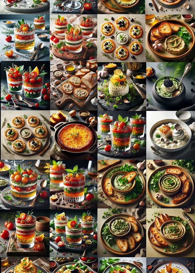 Delicious Food Collage