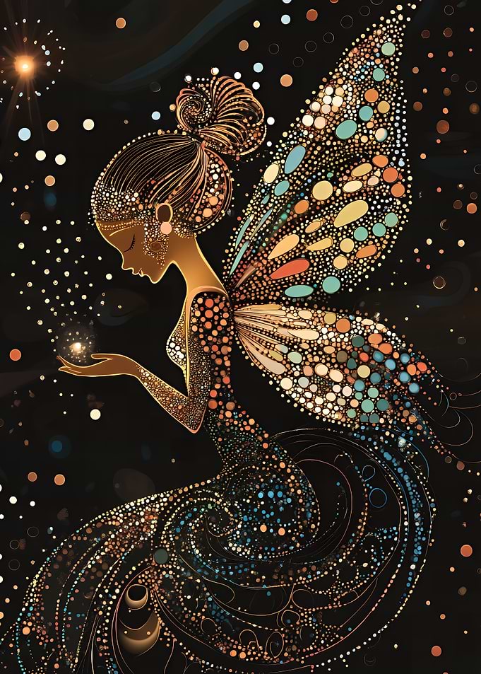 Sparkling Fairy in the Night
