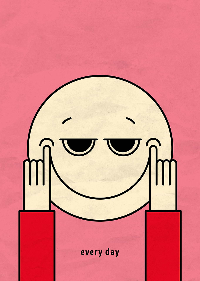 Smug Emoji with Hands