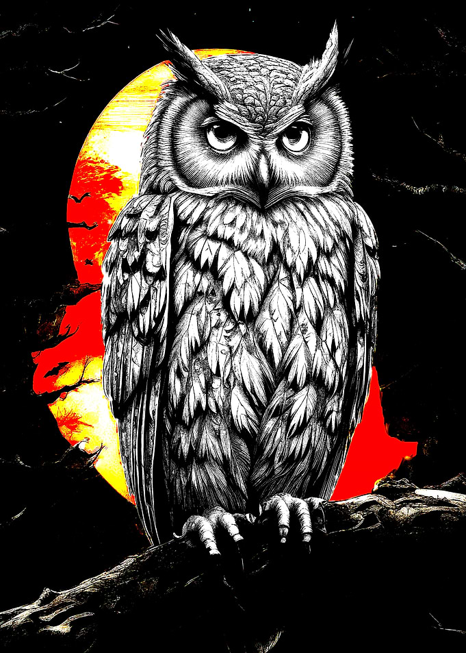 Amazing Owl Perched