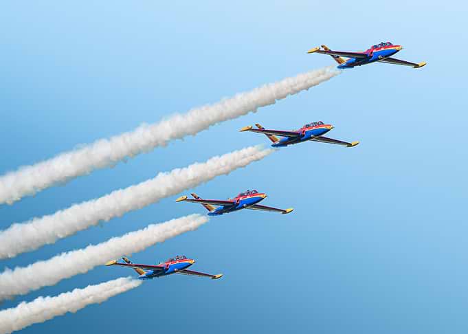 Patrouille Tranchant in Formation