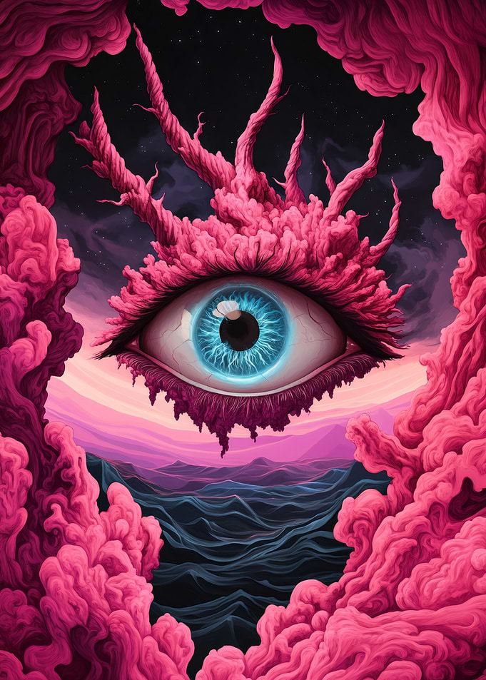 Surreal Eye Landscape