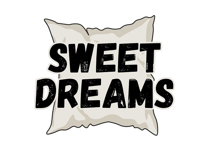 Sweet Dreams Pillow Art