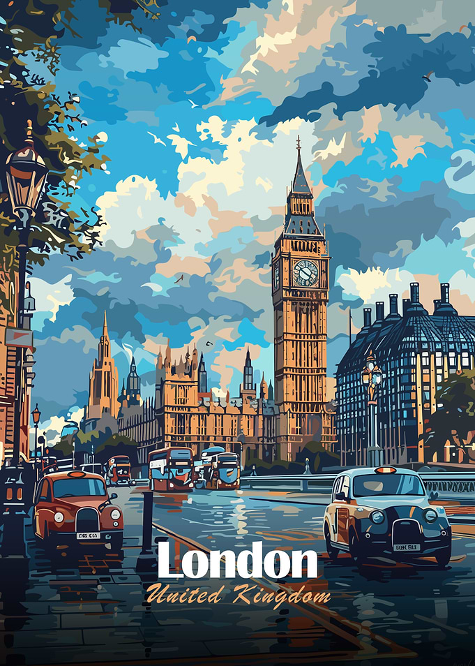 London, United Kingdom Cityscape