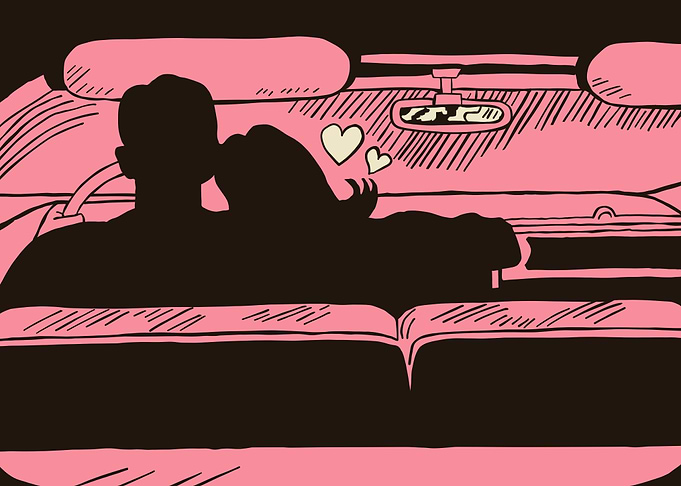 Romantic Car Ride