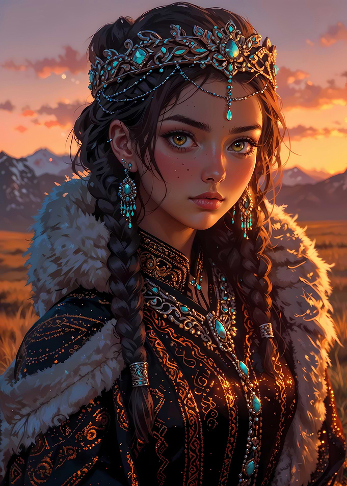 Mongolian Princess: Sunset Nomad