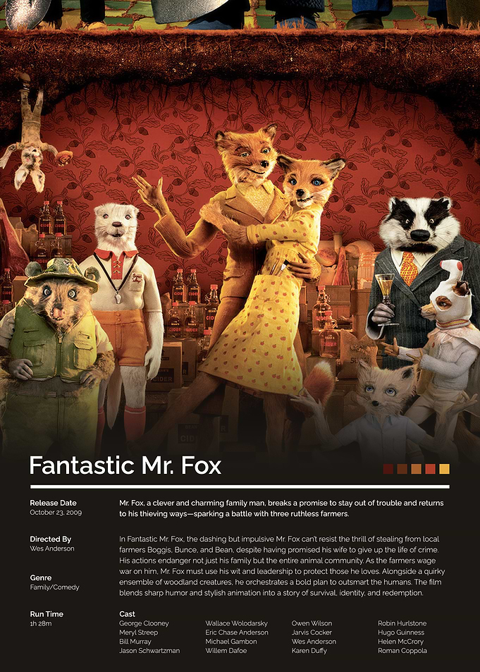Fantastic Mr. Fox Movie Poster