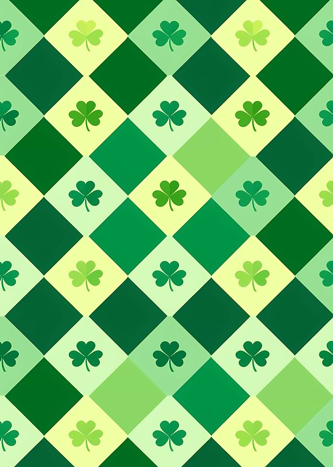 St. Patrick's Day Clover Pattern
