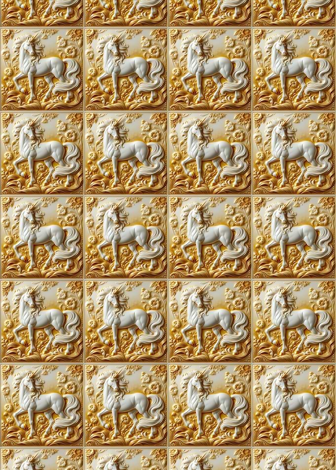 Unicorn Relief Pattern
