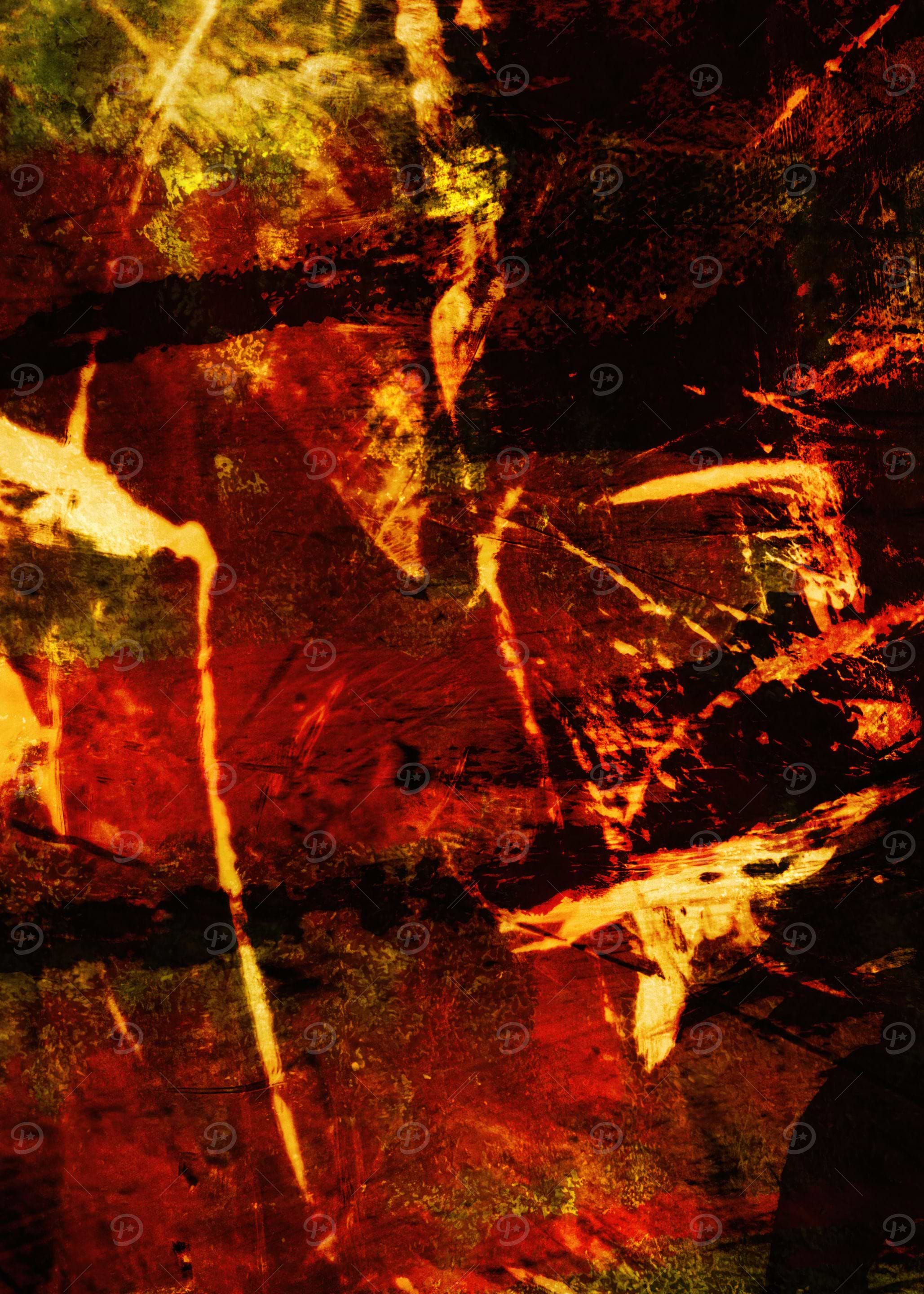 Abstract Red and Yellow Texture