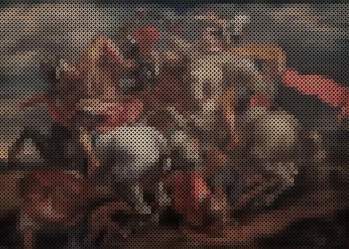 The Battle of Anghiari by Leonardo da Vinci