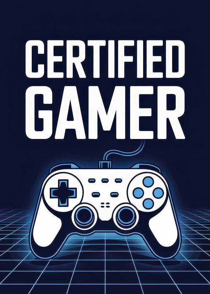 Certified Gamer Controller Graphic