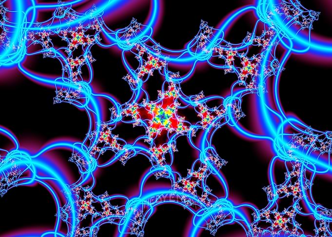 'Dendrite' Abstract Fractal Art