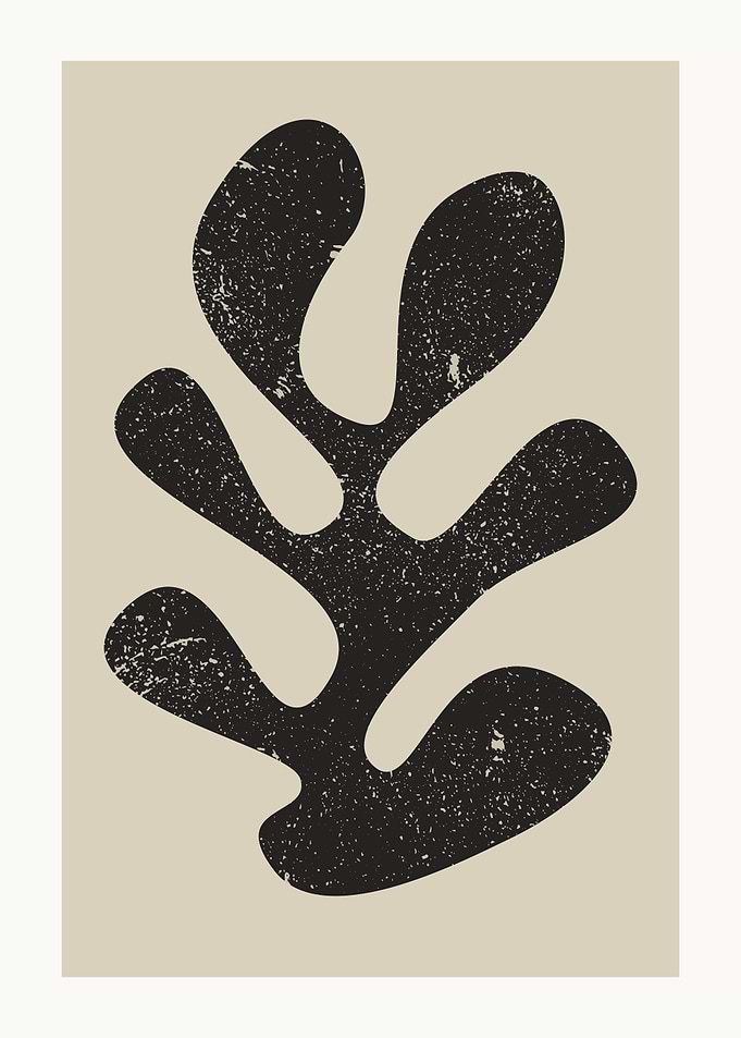 Abstract Leaf Art Print