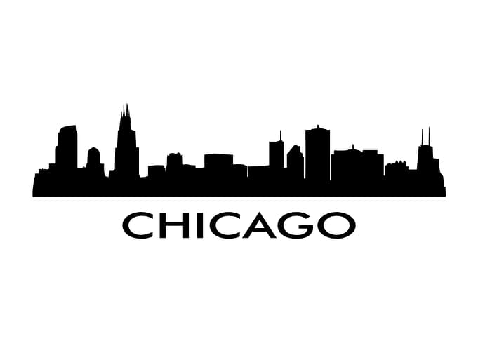 Chicago Skyline Silhouette