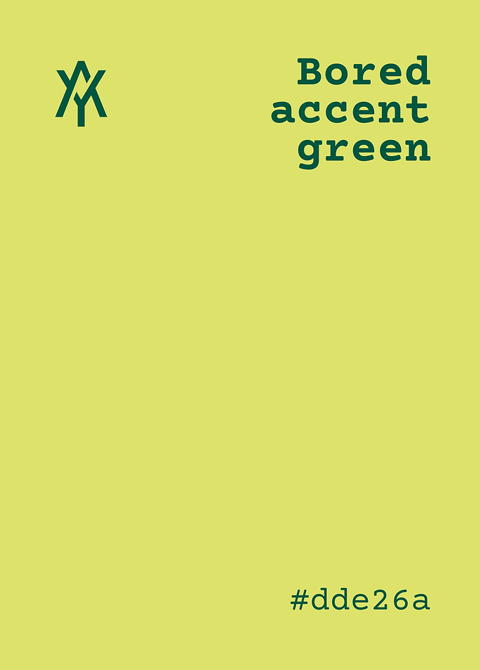 Bored Accent Green Color Swatch