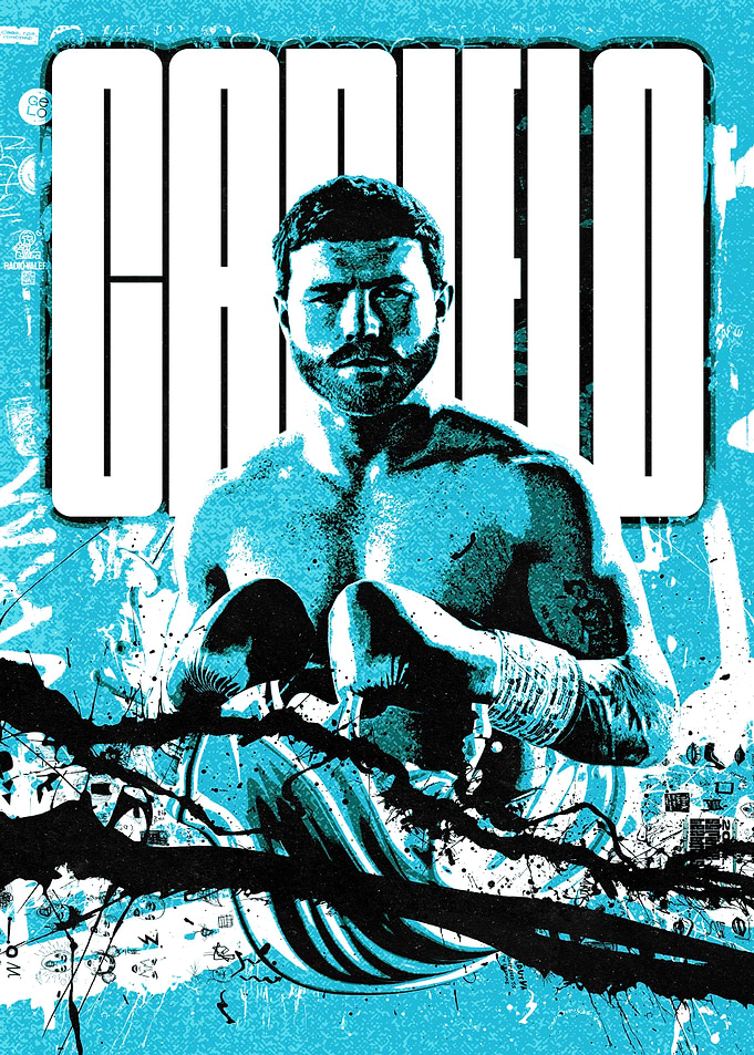 Canelo Alvarez Boxing Poster