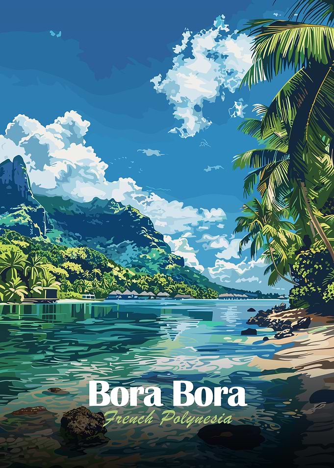 Bora Bora French Polynesia Landscape