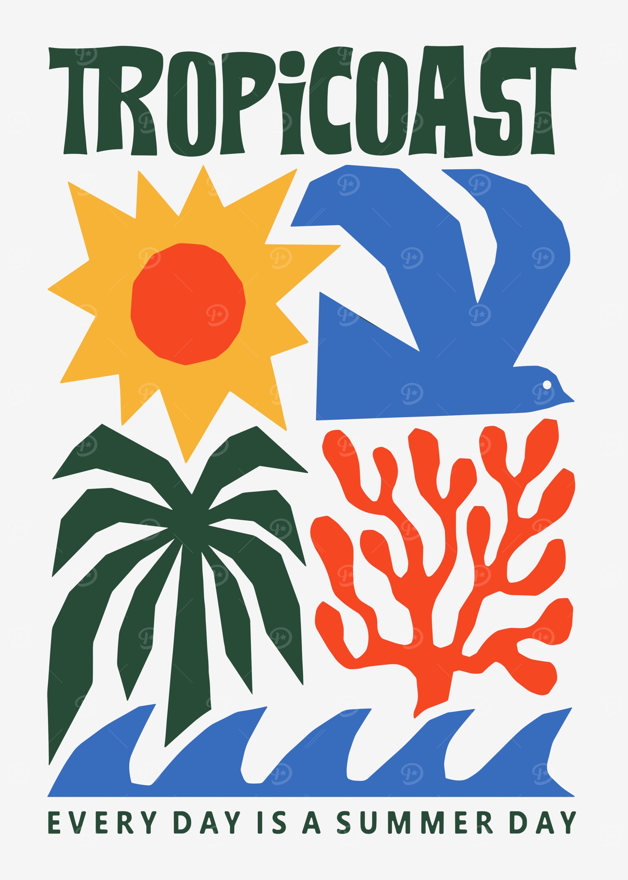 Tropicoast Summer Day Graphic