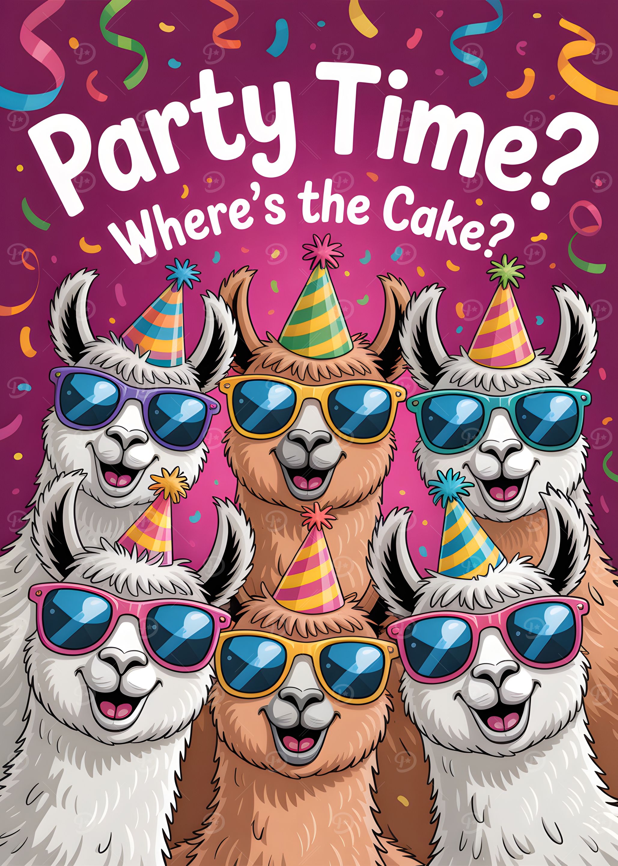 Party Llamas: Where’s the Cake?