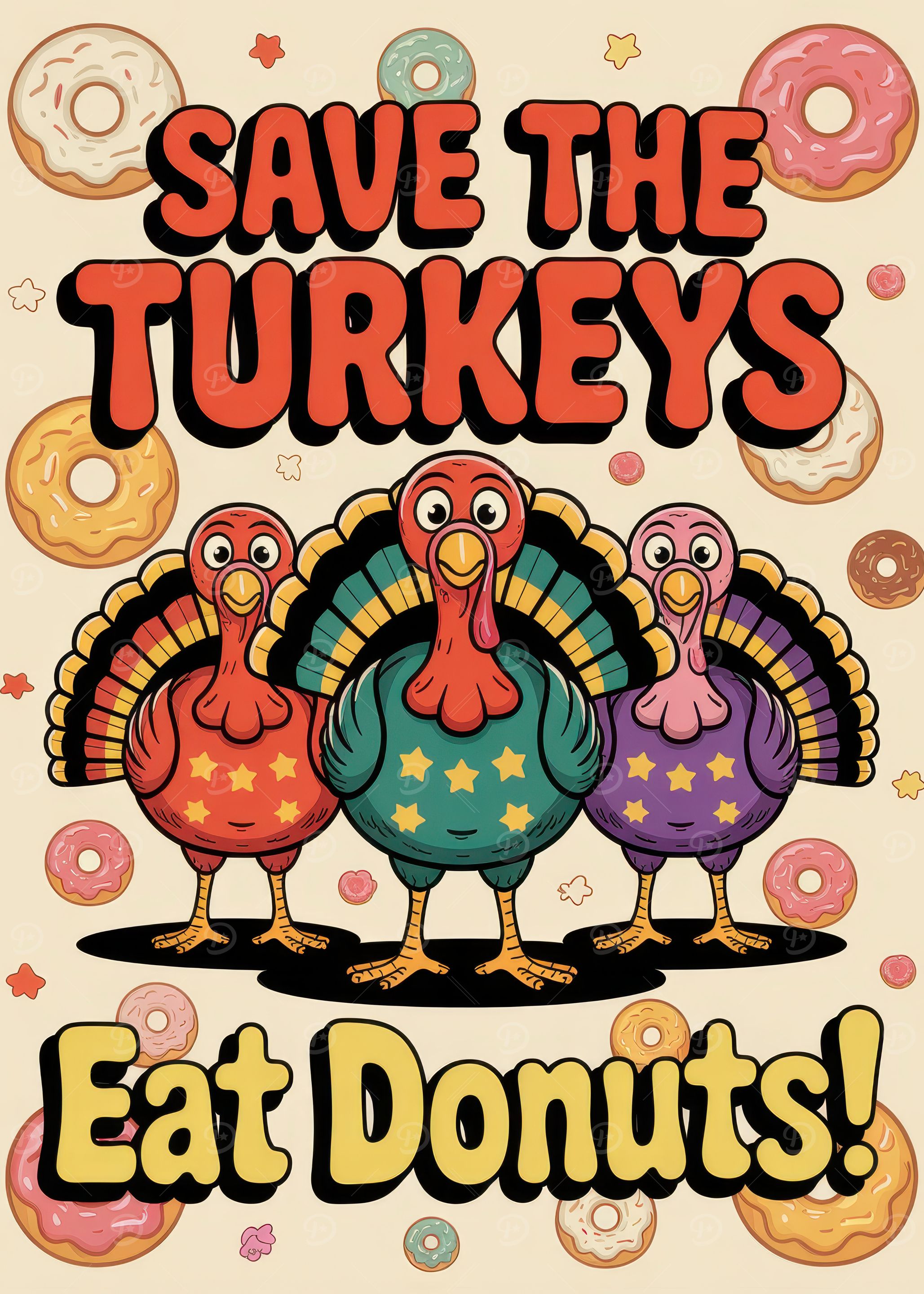 Save the Turkeys, Eat Donuts!
